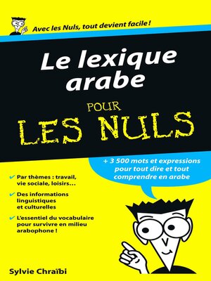 cover image of Le lexique Arabe Pour les Nuls